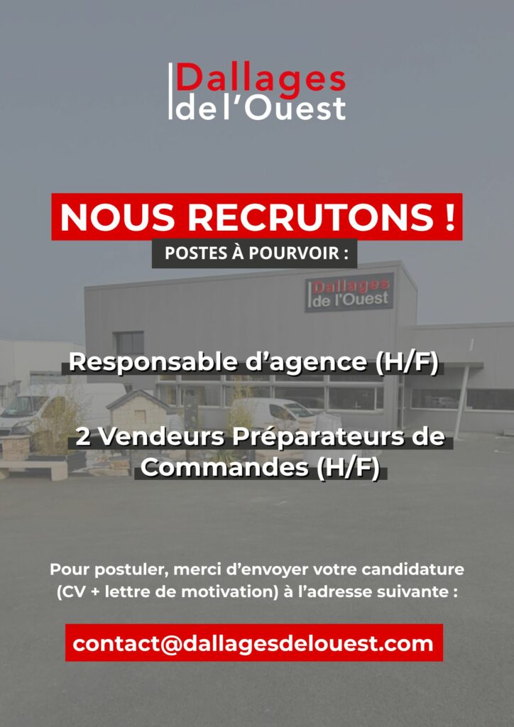 Nous recrutons